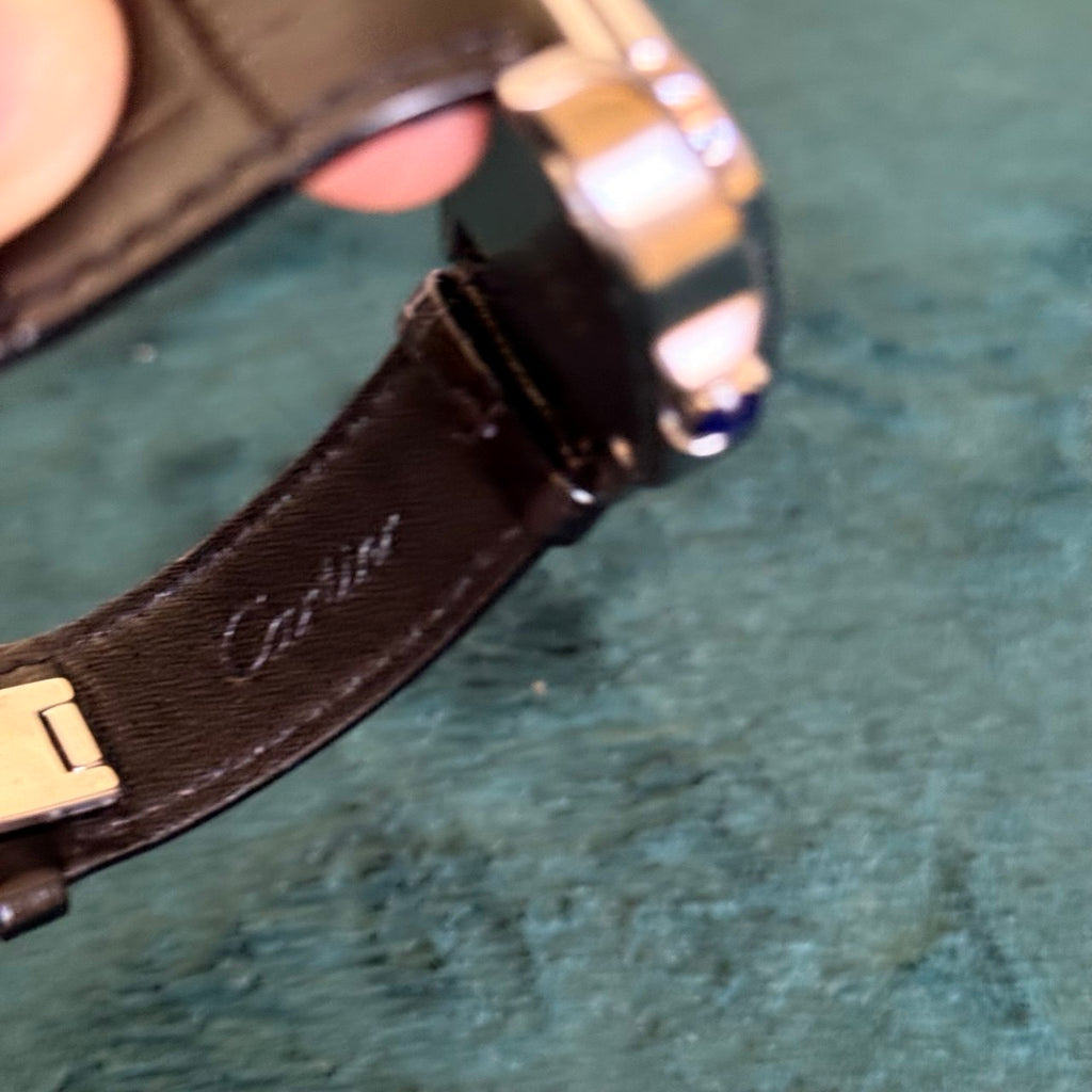 Cartier Santos Automatique – Bracelet Cuir  – Résistante à l’eau