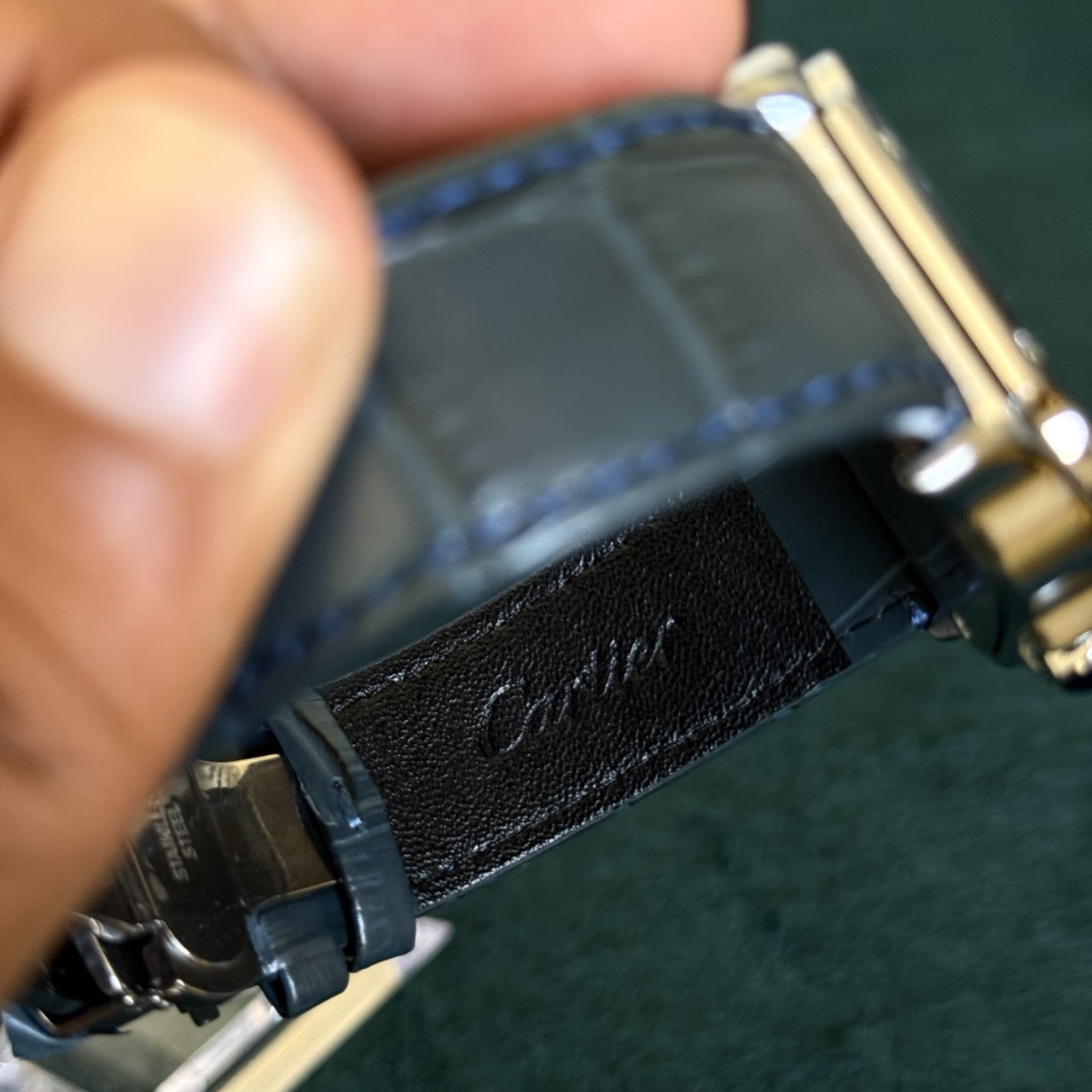 Cartier Santos Automatique – Bracelet Cuir  – Résistante à l’eau